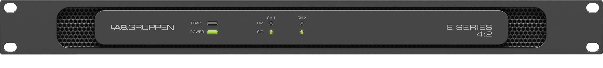 LAB-E4-2 400W Power Amplifier with 2 Flexible Output Channel Blue