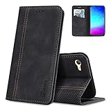 AKABEILA Funda Compatible con OPPO R9S Suave PU Cuero Carcasa Libro con Ranuras Tarjetas Cierre Magn�tico Soporte Billetera con Tapa Antichoque