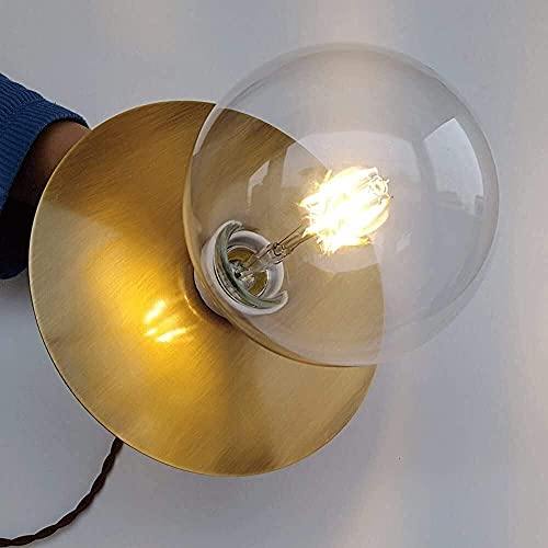 Araña de latón retro E27 para iluminación de cocina y comedor 5