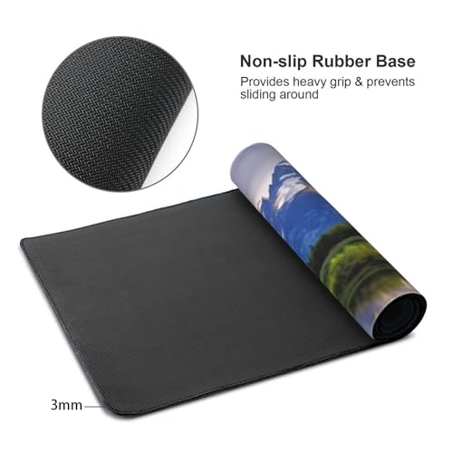 Tapis de souris pour clavier étendu XXL antidérapant et durable - 4