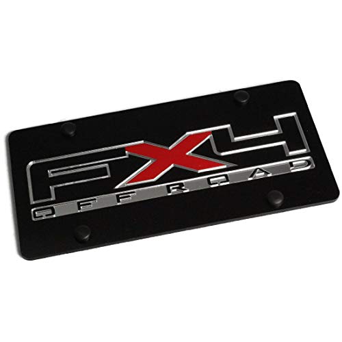 Placa de licencia FX FX4 Offroad para la personalización exterior de vehículos todoterreno de 4x4