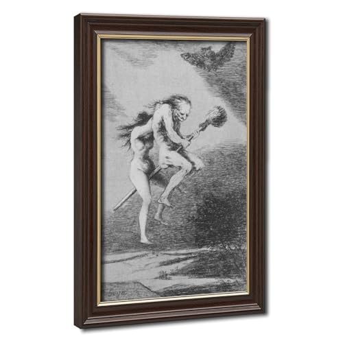 Toile Witches Goya déco murale salon cadre à suspendre