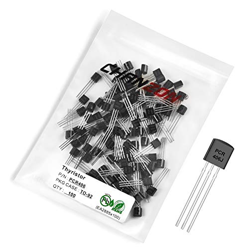 Chanzon 100 piezas Transistor de tiristor PCR406 TO-92