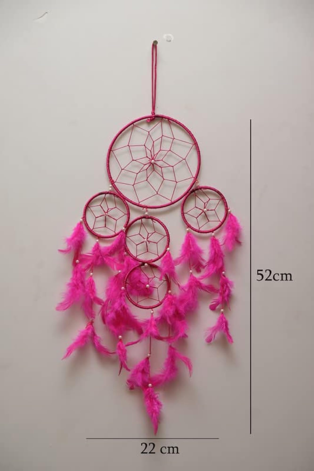 Crochet Feather Dream Catcher Medium Wall Hanging