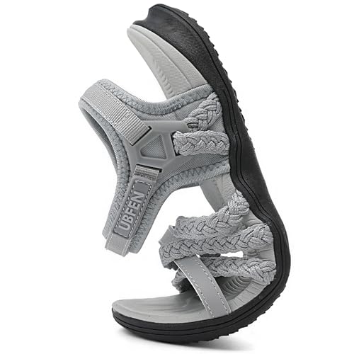 Image of UBFEN Womens Hiking Sandals Outdoors Water Sport Arch Support | Comfortable Adjustable Ankle Strap, Lightweight Suitable for Beach, Travel, Golf and Daily Wear