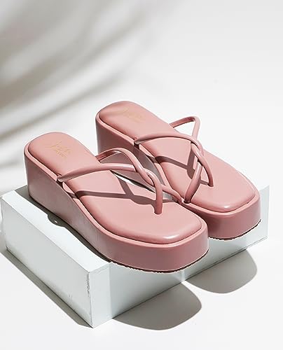 Image of JM LOOKS Fashion Stylish Casual Wedges Heel Sandal Fancy Comfortable Sole For Womens & Girls