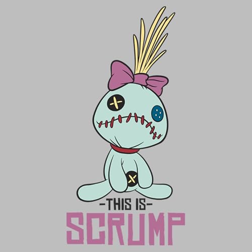 Disney Lilo & Stitch This is Scrump Girl's Heather Crew Tee2