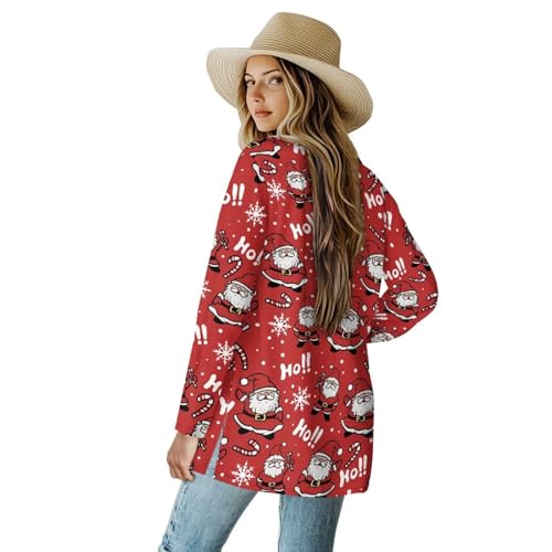 Image of Womens Open Fron Cardigan Sweaters Long Sleeve Tops Daily Coats