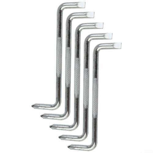 Destornilladores ranurados profesionales en forma de Z 5PCS para reparaciones mecánicas y eléctricas