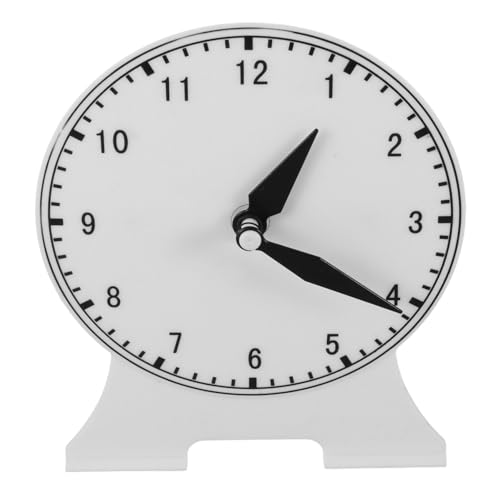 NAMOARLY 1pieza Reloj De Enseñanza De Matemáticas para De Reloj No Vinculado De Manecillas Herramienta De Percepción del Juguete Educativo para Hijos Color Aleatorio φ