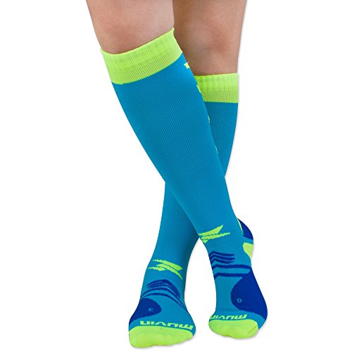 Meia Cano Longo de Compressão Arrow Muvin - Azul - 40 a 43