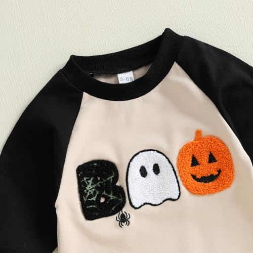 Ynibbim Baby Halloween Clothes Fall Romper Hey Pumpkin Embroidery Playsuits Newborn Boy Girl Jumpsuit Infant One Piece Outfit4