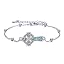 Silver-Abalone Celtic Cross Bracelet
