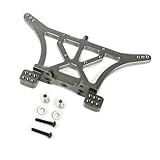 Atomik RC Alloy Rear Shock Tower, Grey fits The 1/10 Slash and Other Models - Replaces Part 3638