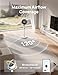 Dreo Smart Fan for Bedroom, 120° +120° Omni-Directional Oscillating Fans, 100ft Quiet Pedestal Fan with RGB Light, 9 Speeds, 6 Modes, 20dB, 8H Timer, Wi-Fi/Voice/Alexa, 37-42