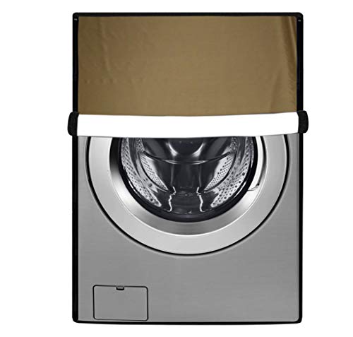 Image of Nitasha Outdoor and Indoor Washing Machine Cover for Bosch 8 Kg Front Loading Fully Automatic Washing Machine, Serie 6 WAJ2846SIN (Brown /Waterproof-dustproof)
