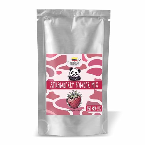 Panda Products Strawberry Powder – 17.64 oz | Premium Flavored