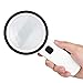 Produktbild 30X Handkamera HD-Vergrößerungsglas mit LED-Leuchten Loupe Magnifer Lesekarte Zeitung Buch Uhrmacher Schmuck Mikroskop Sammlung Identification