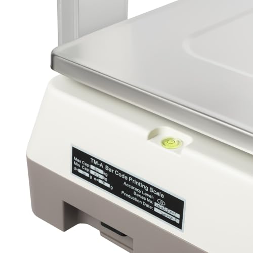 Báscula comercial electrónica LCD/LED con impresora térmica miniatura 4