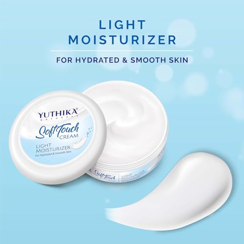Image of Yuthika Almond Body Lotion 300ml with Moisturizer Cream 100ml, Nourishing Body Lotion and Winter Cream for Face, Hand, Body, Dry Skin, Instant Hydration, Non Greasy Formula