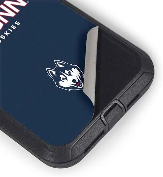 Skinit Decal Skin Compatible with OtterBox Defender iPhone 11 Pro Case - Officially Licensed College Huskies UConn Design