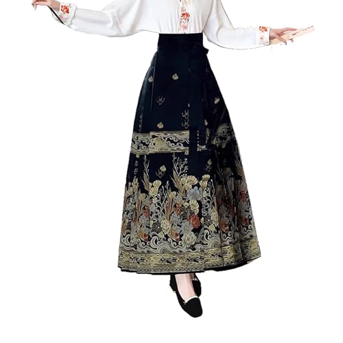 Jupe brodée style chinois Hanfu femme pour briser la monotonie