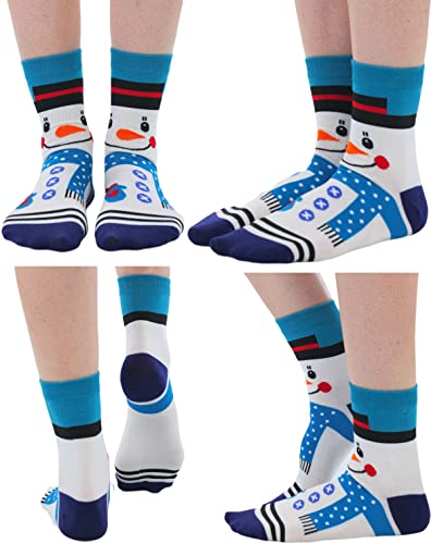 Image of ToBeInStyle Women's Pack of 6 or 12 Fashion Printed Crew Socks