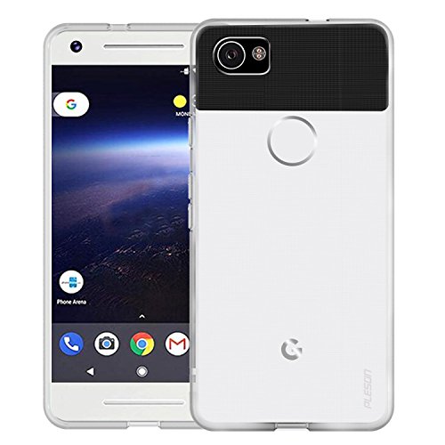 Pleson VE-PLS-Pixel 2 XL CASE TPU Google, Premium Crystal Clear Case Lightweight, No Bulkiness, Shock Absorption, Scratch Resistant Soft TPU Bumper Case