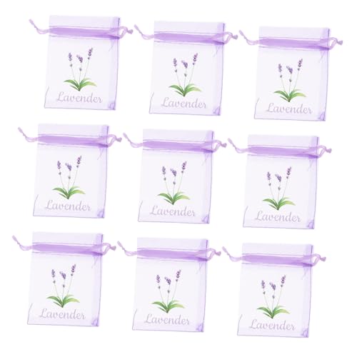 20 bolsas organizadoras de organza lavanda vacías miniatura 1