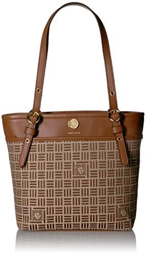 Anne Klein Jacquard Small Pocket Tote Brown Buy Online At Best Price In Uae Amazon Ae