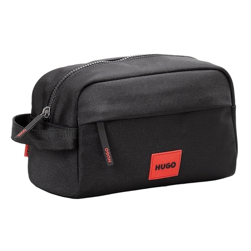 HUGO Ethon 3.0 washbag schwarz pour vos week-ends et voyages d'affaires