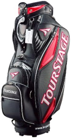 Amazon Bridgestone ブリヂストン Tourstage ツアーステージ キャディバッグ プロレプリカモデル 9型 Cbtx31 Br 黒 赤 Cbtx31 ブリヂストン Bridgestone メンズキャディバッグ