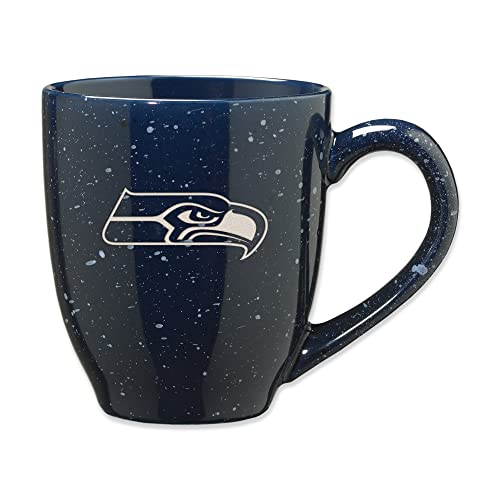 Image of Rico Industries NFL Football 16 oz Team Color Laser Engraved Speckled Ceramic Coffee Mug