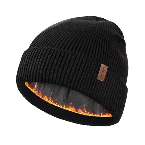 FURTALK Winter Hats for Men Women Fleece Lined Beanie Warm Cuffed Outdoor Skull Cap