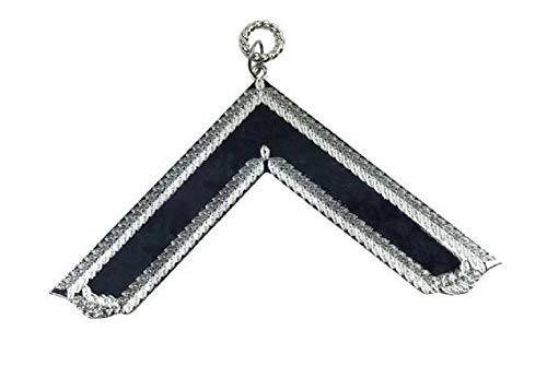 Masonic Craft Lodge Officer Collar Jewel Silver - Worshipful Master