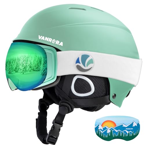 VANRORA Ski Helmet and Goggles Set