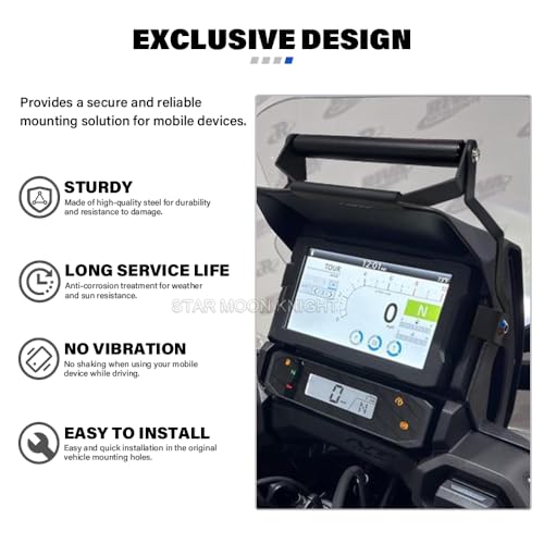 Support smartphone Honda NT1100 anti-vibration - Plus de reflets sur votre GPS - 3