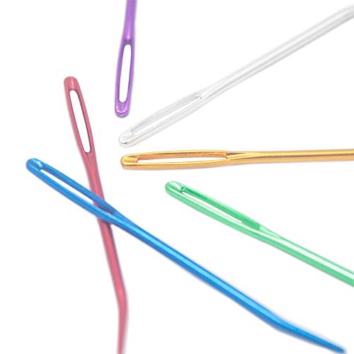 LAMXD Wool Needles Yarn Needle Tapestry Needle Sewing Needles Weave Knitting Needles 6pcs