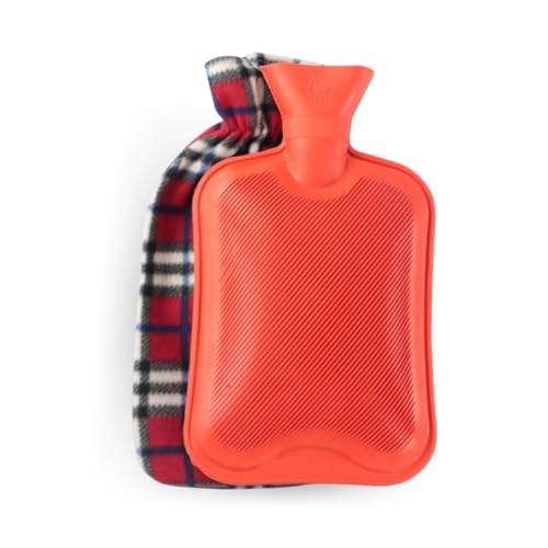 Mobiclinic®, Bolsa de agua caliente con funda suave, Marca española, Térmica para mantener, 2l, Forro algodón, Estampado, Lavable