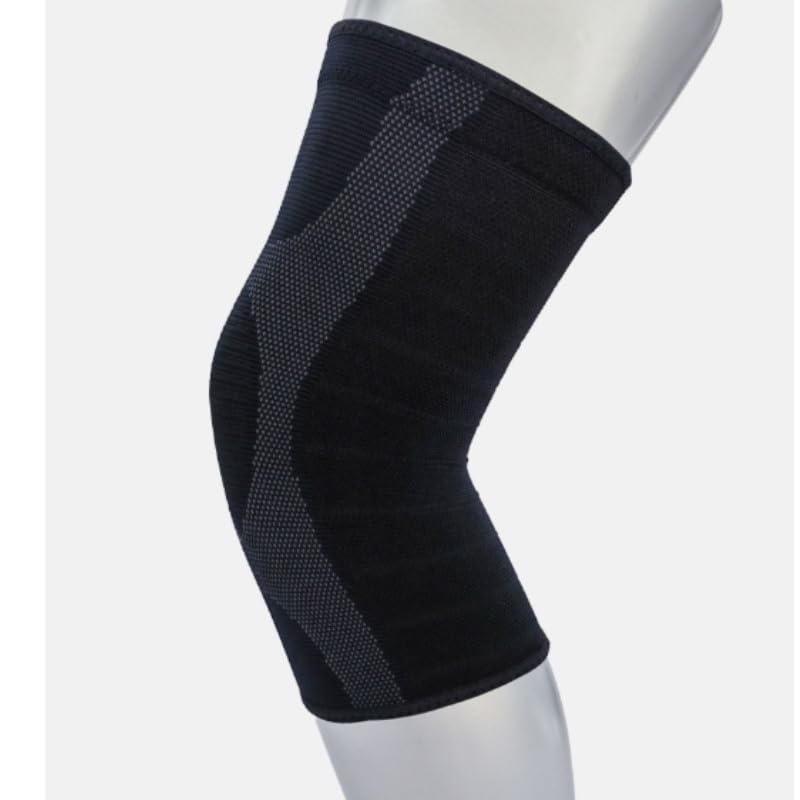 Nylon Elastic Knitted Warm Protection Cycling Fitness Running Sports Knee Pads