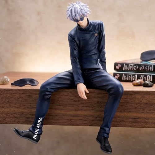 Image of Blue Aura Anime Action Figure Height-15.5cm Collectible | Go-jo Glare Noodle Stopper