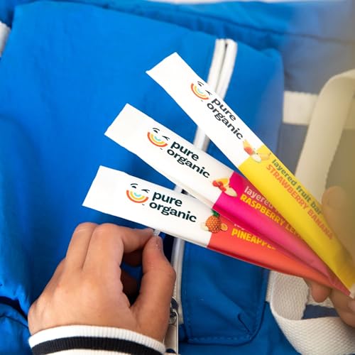 Pure Organic Layered Fruit Bars Variety Pack 28 count (Pack of 1).