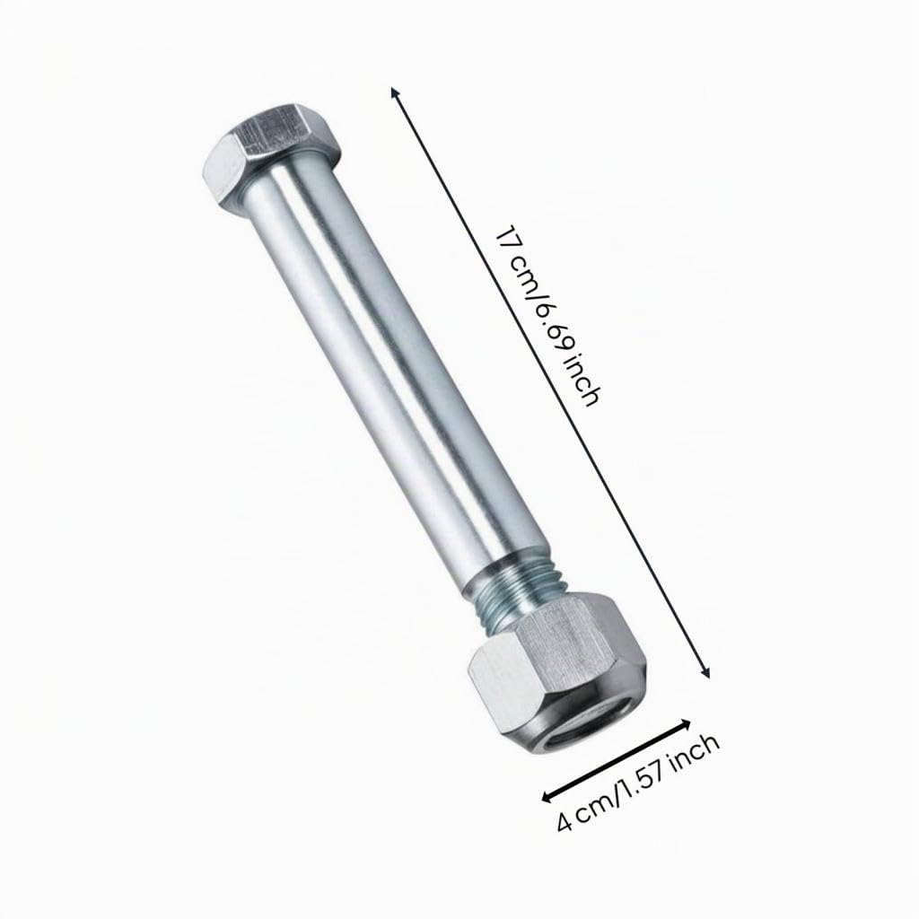 predolo Broches de Pelle, Accessoire pour Mini Pelle, Axe de Godet pour Mini-Pelle Haute Résistance Goupille d'attachement pour Excavatrice Acier Au Carbone Axe de Articulation Universel