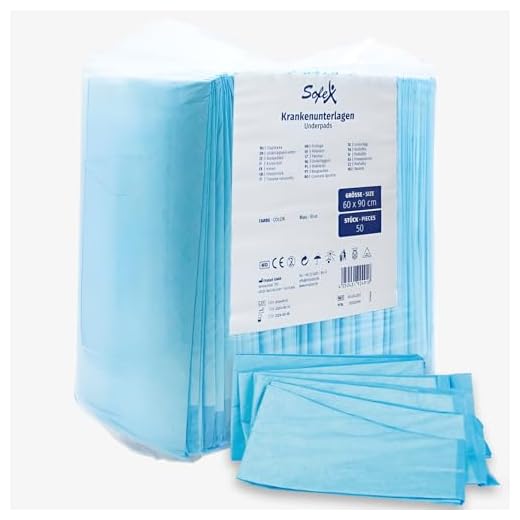 30 x Aidteq Profi Einweg Inkontinenzunterlage für Betten, 90 x 60 cm, Saugfähig | Bettunterlage Wasserdicht, für Matratze, Sofa, Stuhl, Kinder, Erwachsene, Senioren, als Baby Wickelauflage 2 Krankenunterlagen 50 Stück 60x90cm 6-lagig blau, Einwegunterlagen, Einmalunterlagen, Inkontinenzunterlagen, Hygieneunterlagen