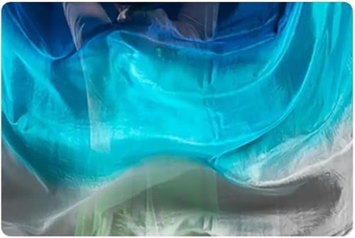 Châle de danse du ventre artisanal en dégradé de couleur - 5