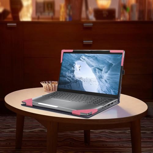Funda para portátil Lenovo IdeaPad 1 15.6'' PU cuero rosa miniatura 3