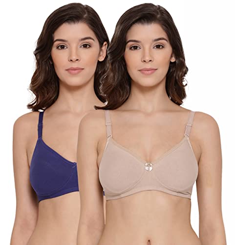 Image of Lyra Women's Non-Padded Secret Support Full Coverage Bra (Pack of 2)