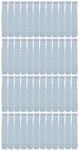 Yacht & Smith Wholesale Bulk Pack Kids Cotton Tube Socks, Boys Girls, Referee Style