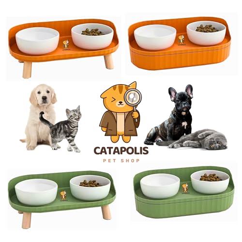 Bol animaux grand modèle en céramique blanche et verte au design épuré - 8