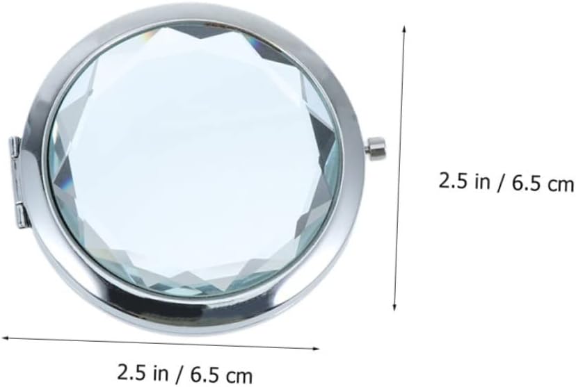 VICASKY Double-Sided Folding Pocket Makeup Mirror 10-Piece Pack Compact Travel Cosmetic Mirror for Home and On-The-Go Use